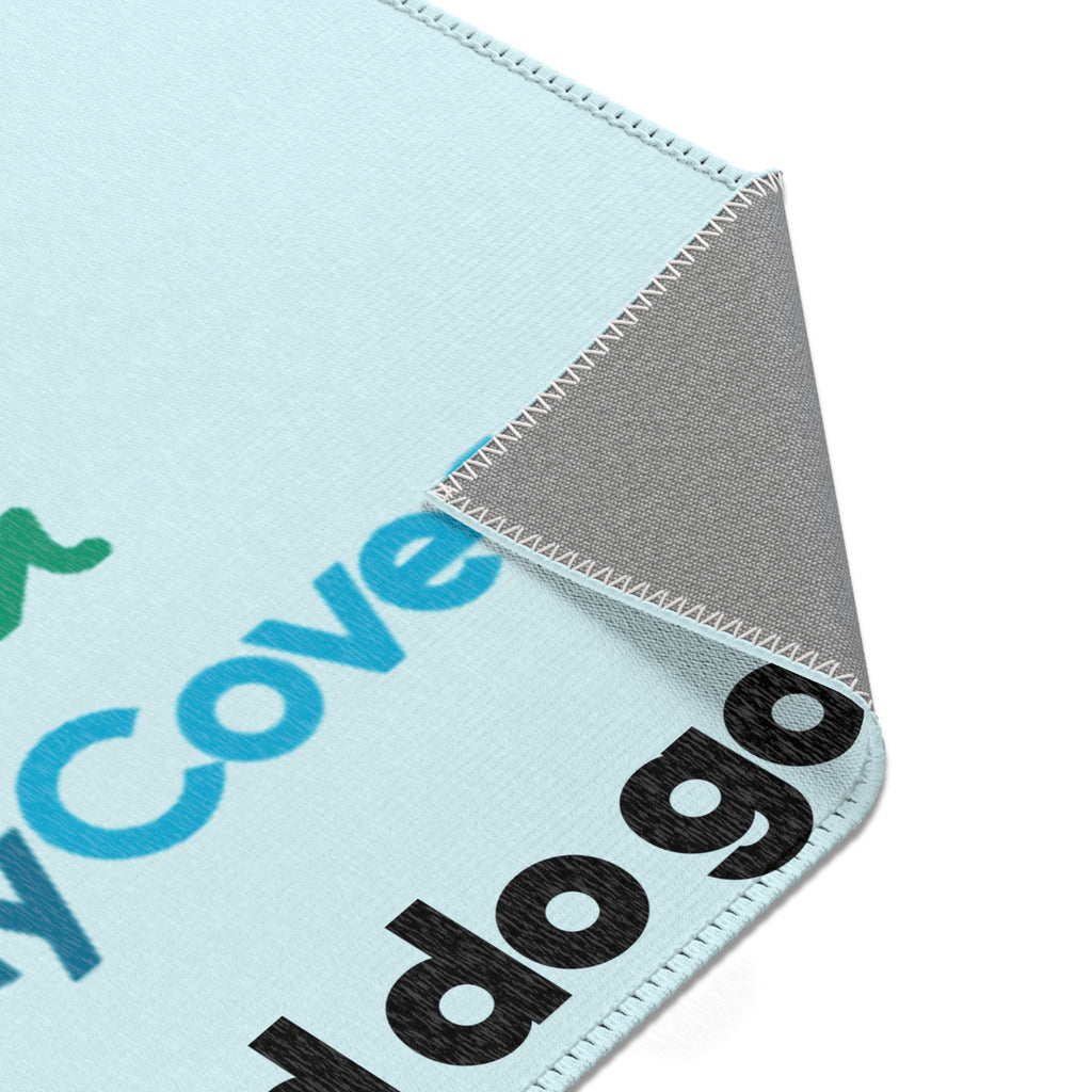Clarity Cove Coastal Area Rug - "Be Good Do Good" Welcome Mat