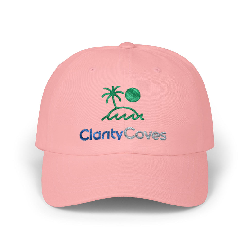 Dad Cap — Clarity Coves Embroidered Palm Logo ("be good do good")