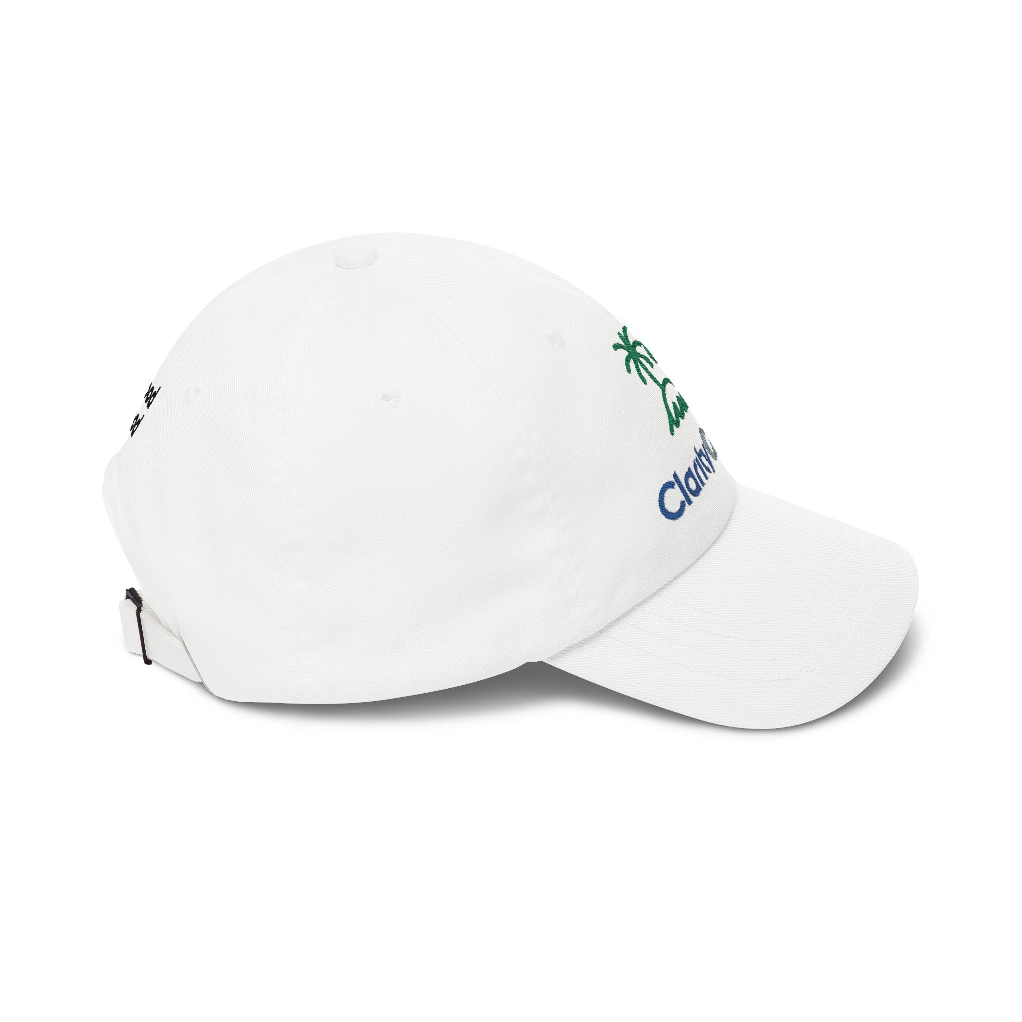 Dad Cap — Clarity Coves Embroidered Palm Logo ("be good do good")