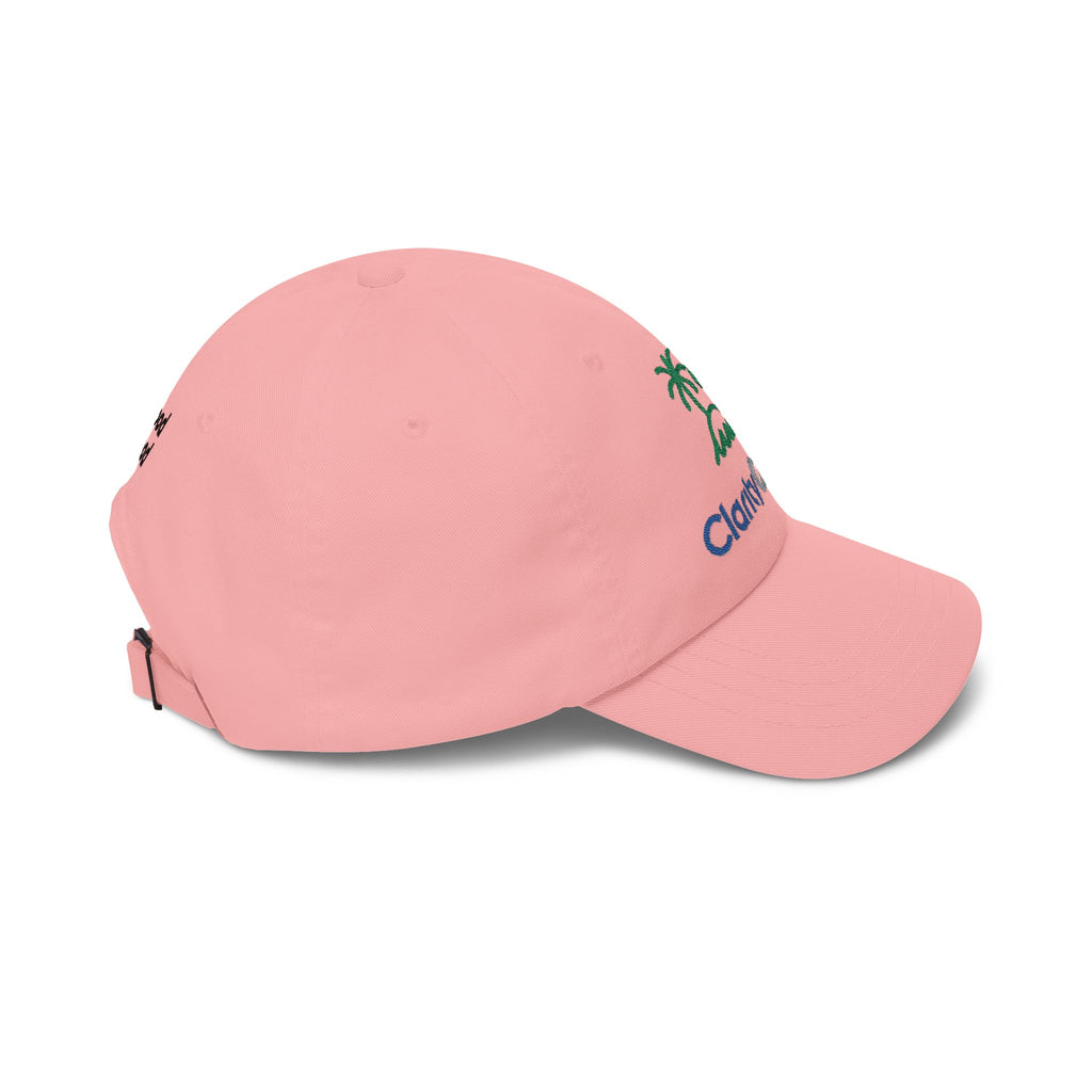 Dad Cap — Clarity Coves Embroidered Palm Logo ("be good do good")
