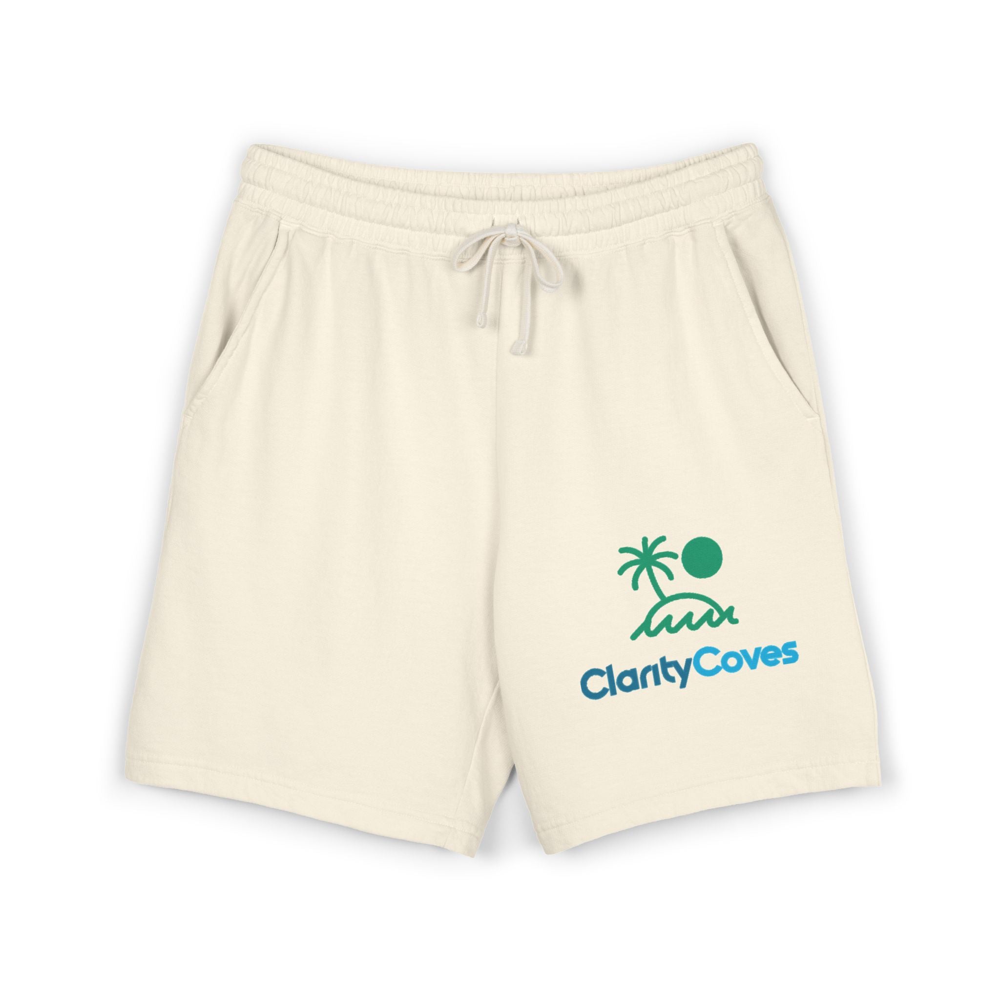 Be Good Do Good Sweat Shorts — Coastal “Clarity Cove” Fleece Lounge Shorts