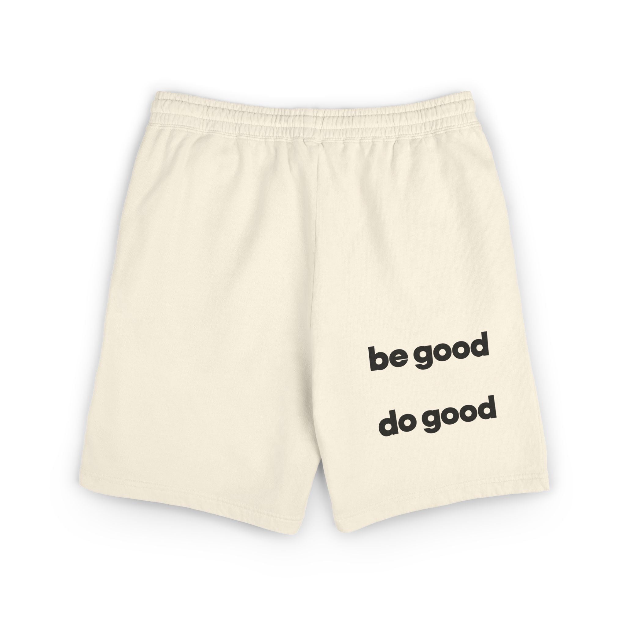 Be Good Do Good Sweat Shorts — Coastal “Clarity Cove” Fleece Lounge Shorts