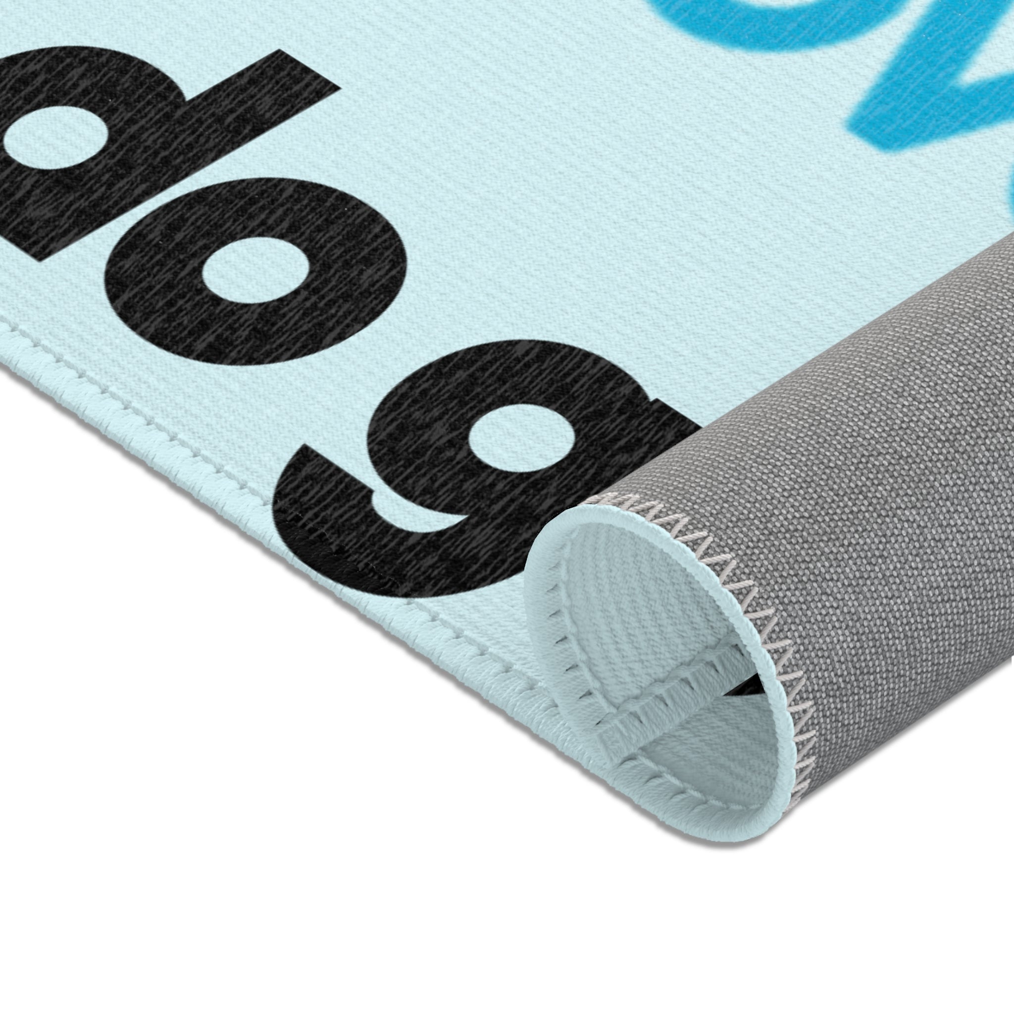 Clarity Cove Coastal Area Rug - "Be Good Do Good" Welcome Mat