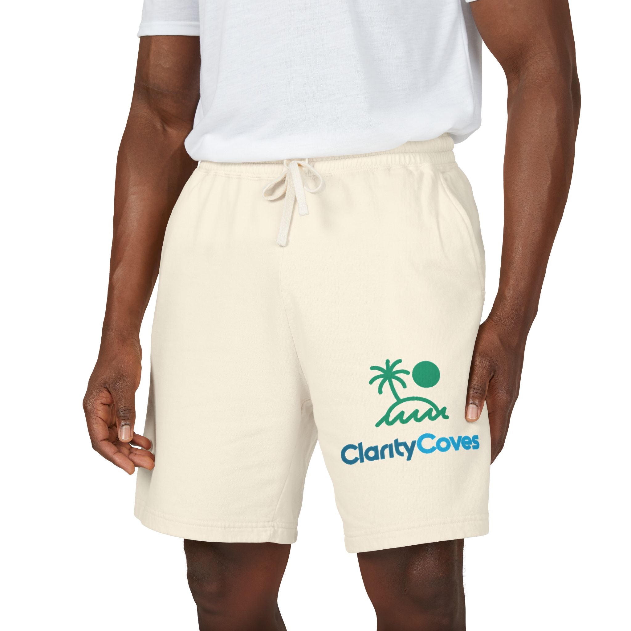 Be Good Do Good Sweat Shorts — Coastal “Clarity Cove” Fleece Lounge Shorts