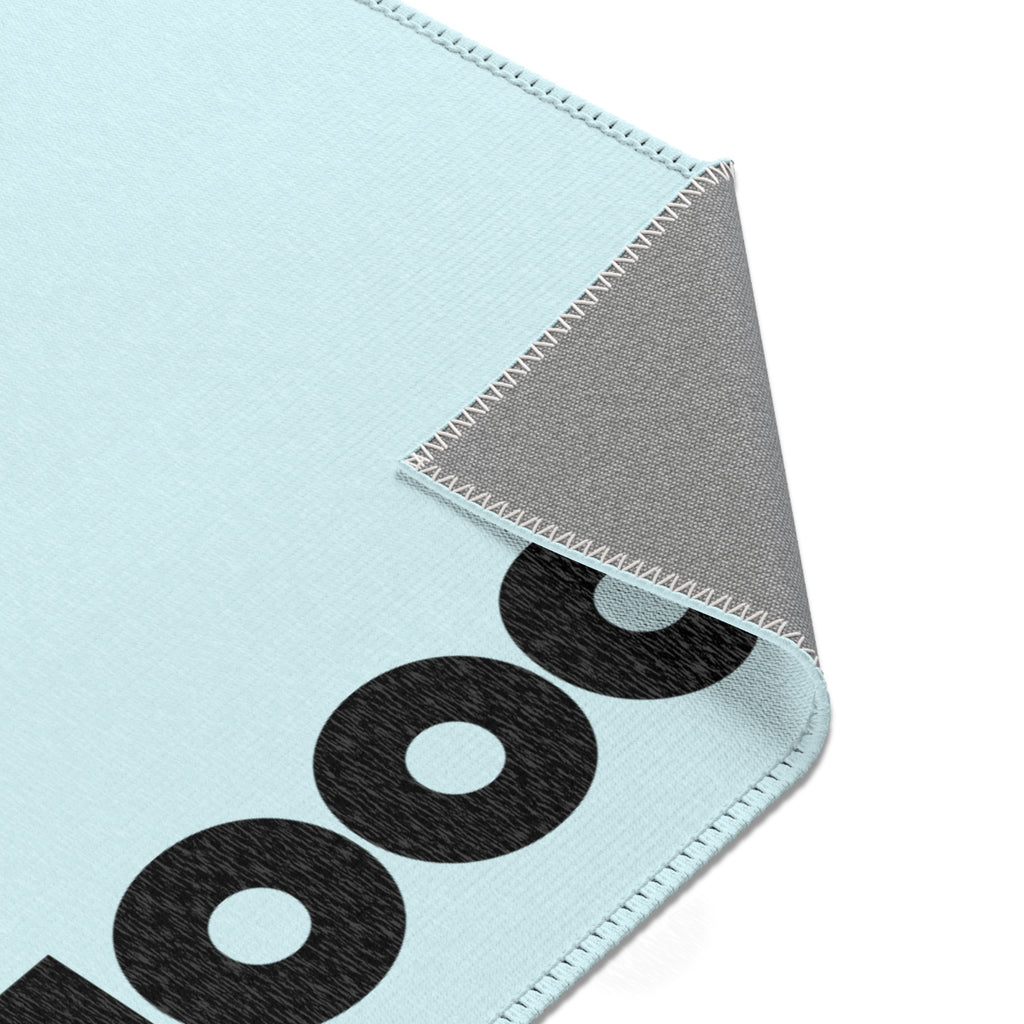 Clarity Cove Coastal Area Rug - "Be Good Do Good" Welcome Mat