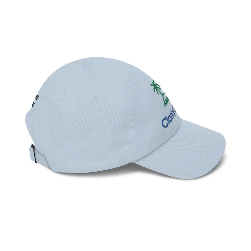 Dad Cap — Clarity Coves Embroidered Palm Logo ("be good do good")