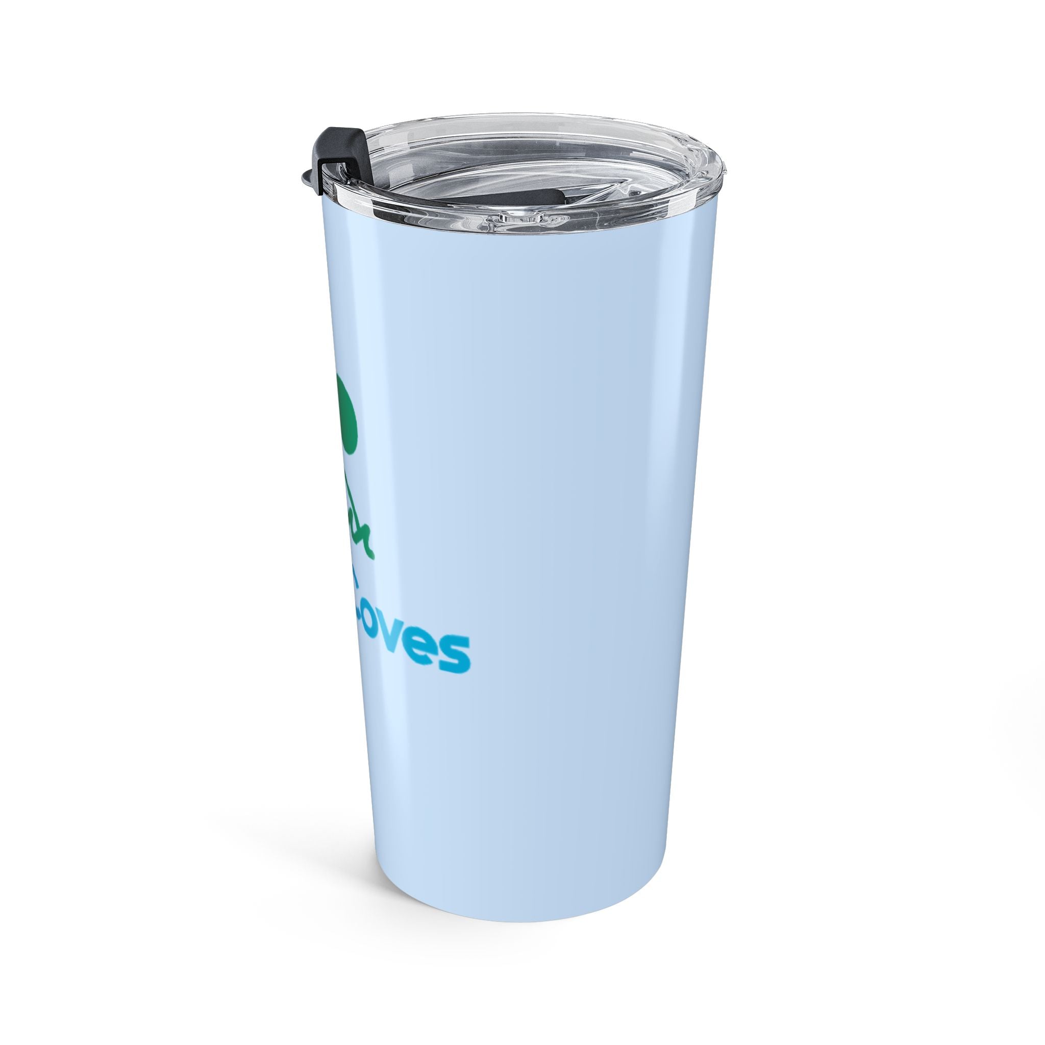 20oz Beach Logo Tumbler — Clarity Cove Insulated Travel Cup