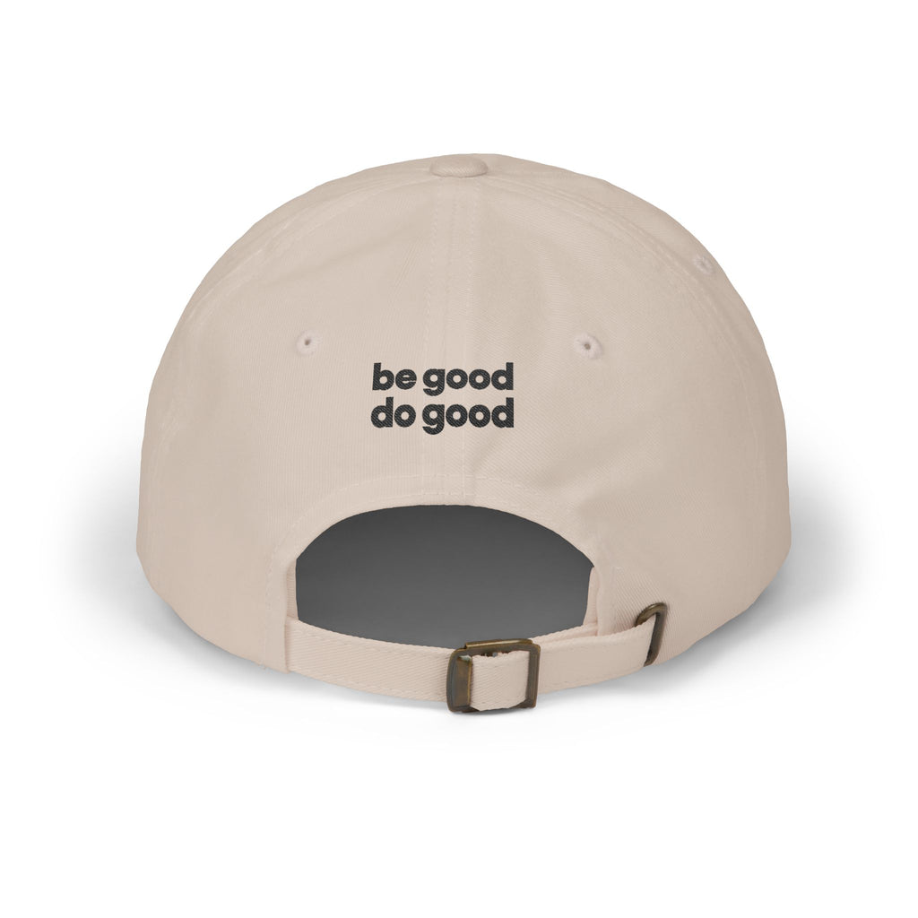 Dad Cap — Clarity Coves Embroidered Palm Logo ("be good do good")