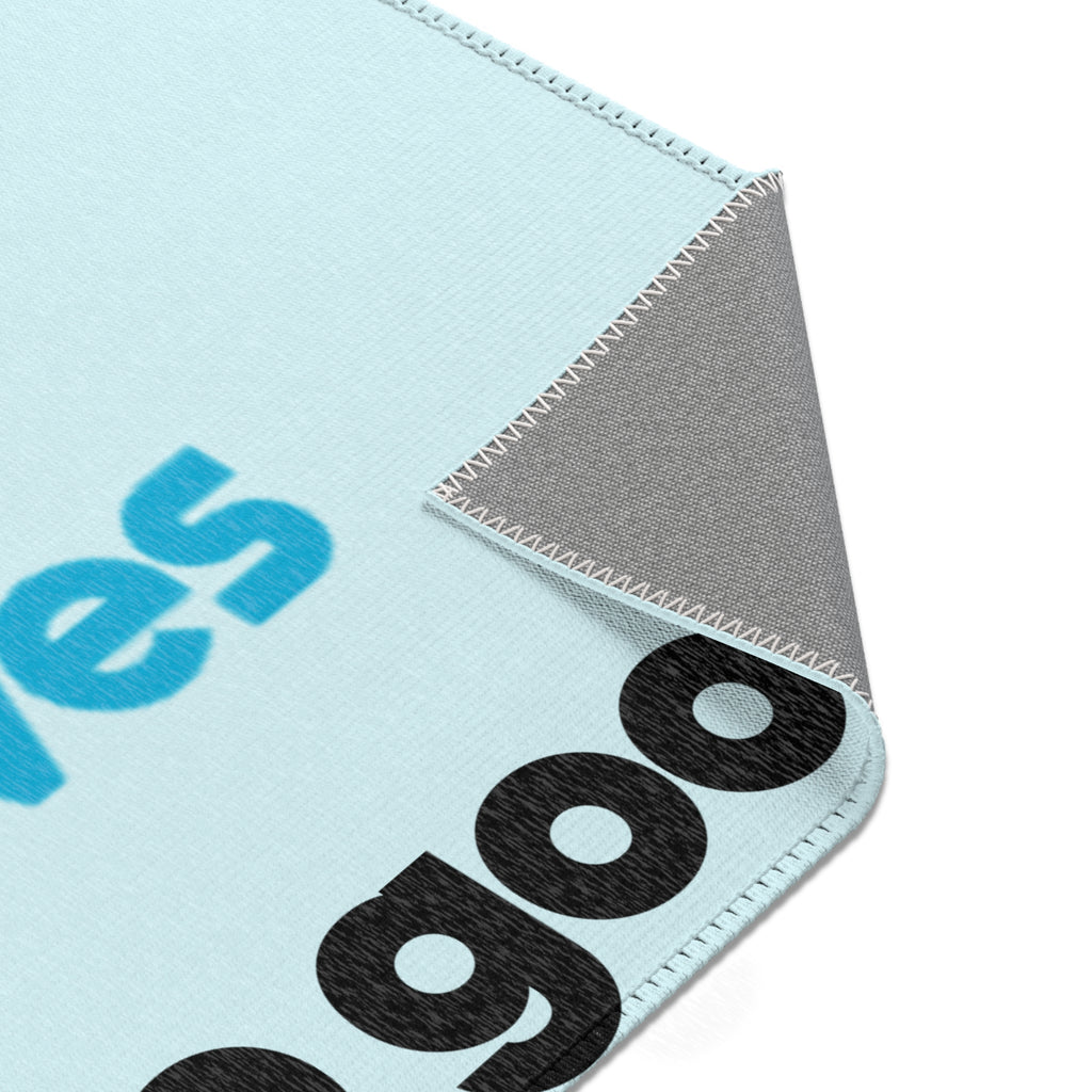 Clarity Cove Coastal Area Rug - "Be Good Do Good" Welcome Mat